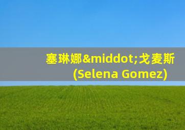 塞琳娜·戈麦斯(Selena Gomez)